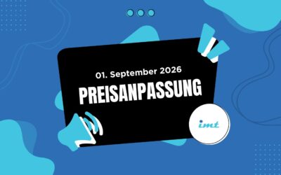 Preisanpassung bei imt Tool Solutions ab 1. September 2026